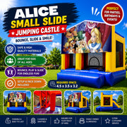 Alice in Wonderland #1 Small Slide Jumping Castle