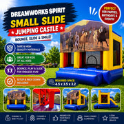 Dreamworks Spirit Small Slide Jumping Castle