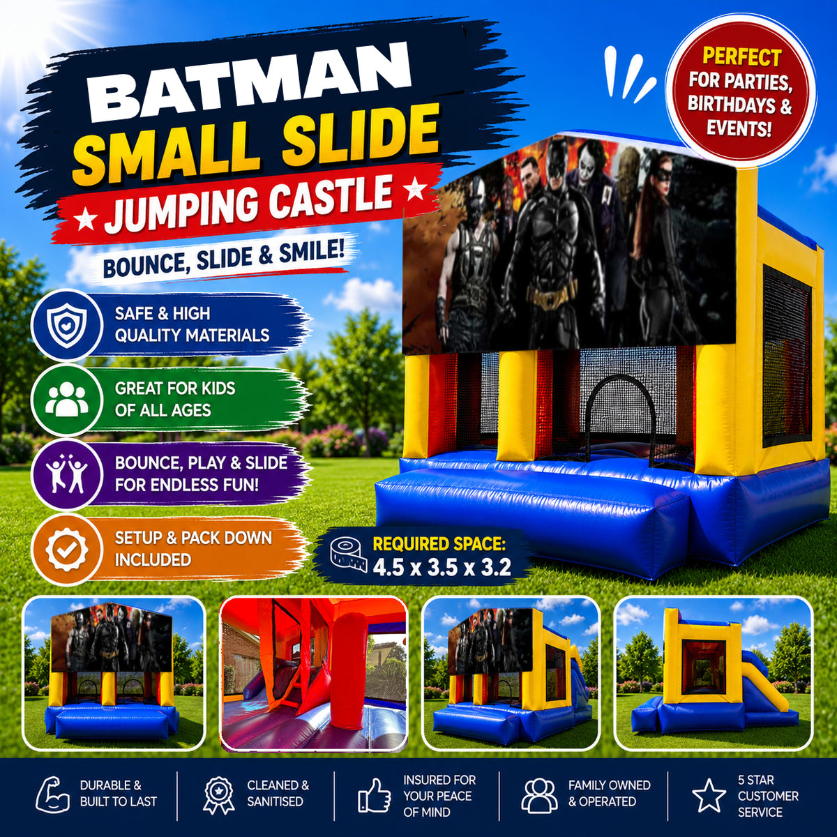 Batman Small Slide Jumping Castle