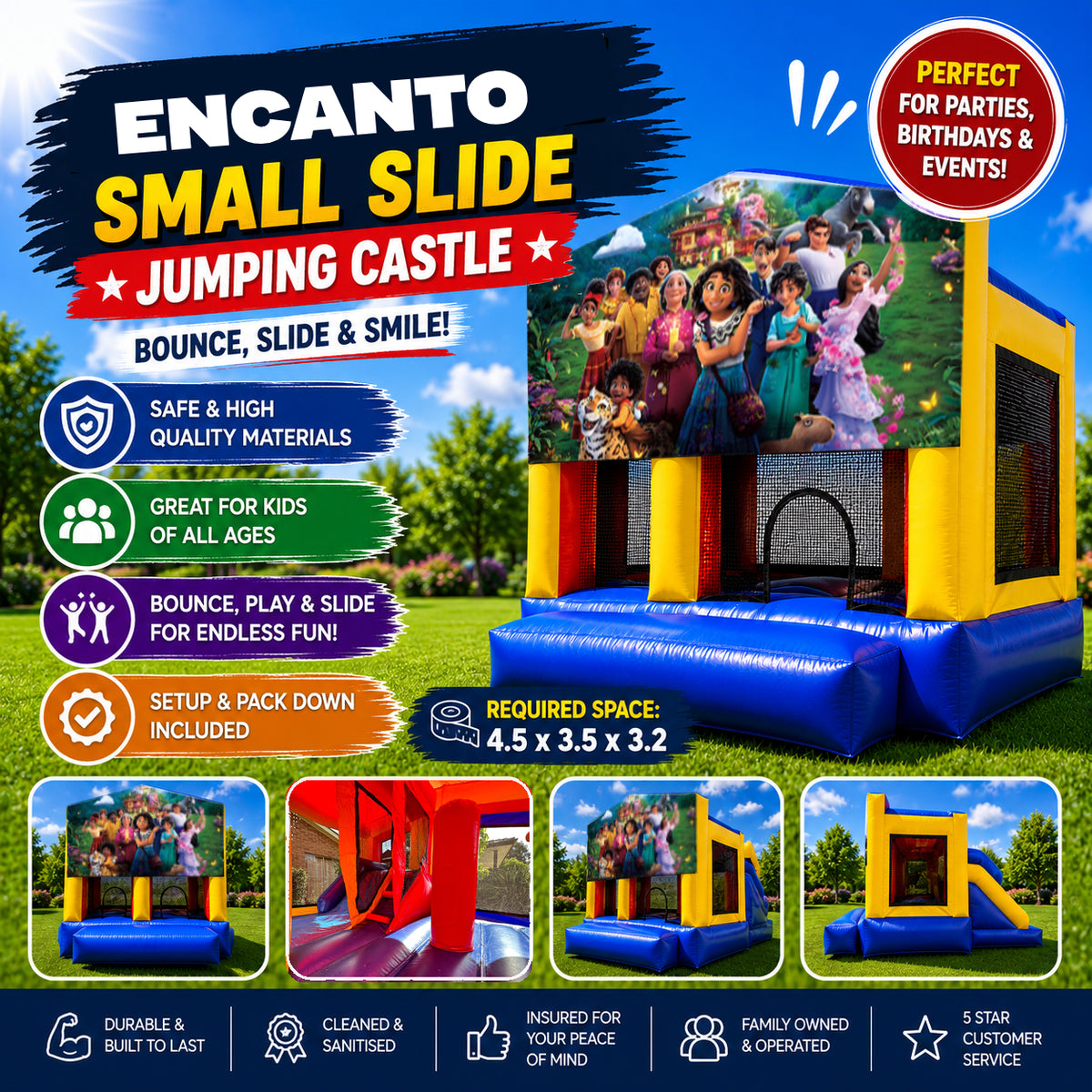 Encanto Small Slide Jumping Castle
