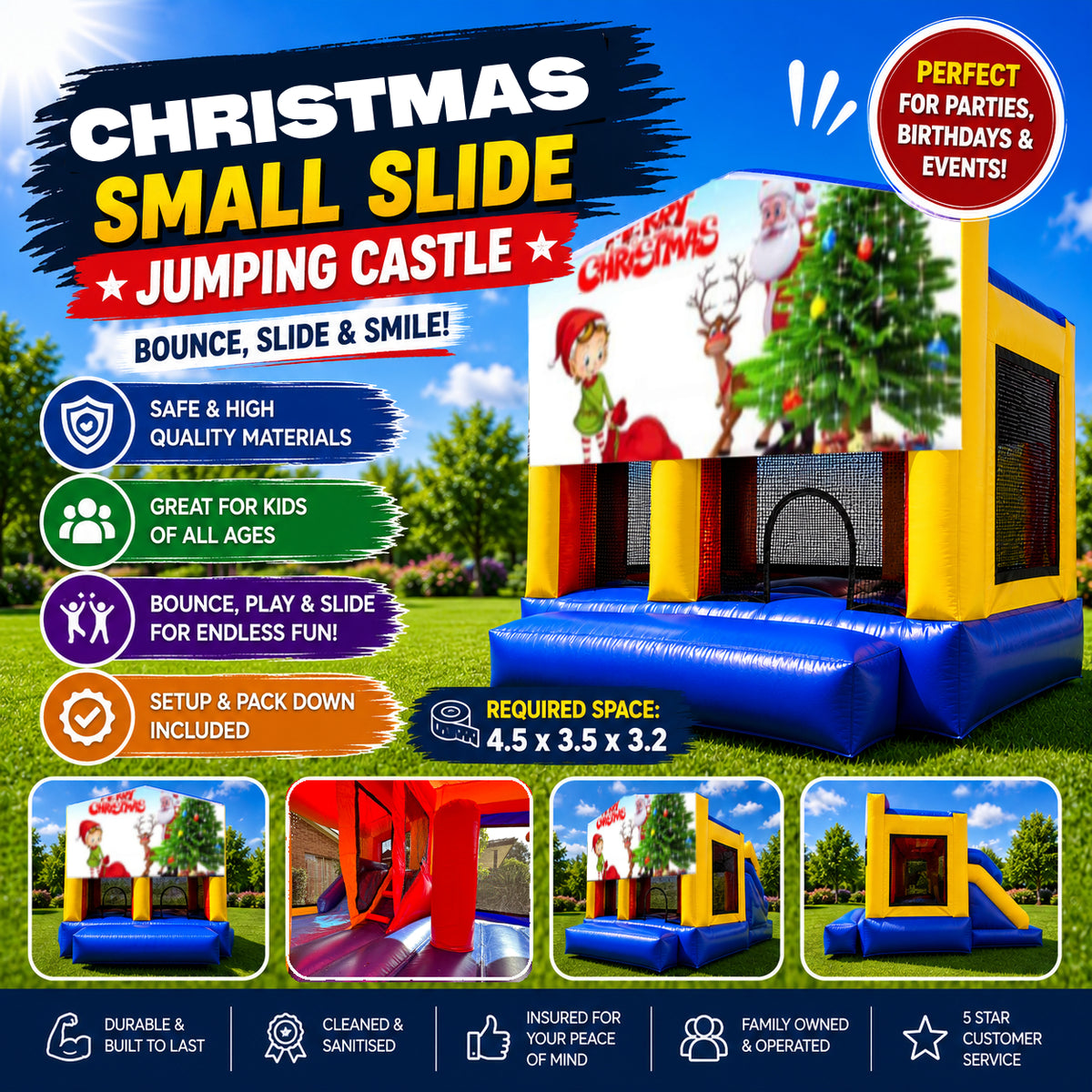 Christmas #9 Small Slide Jumping Castle