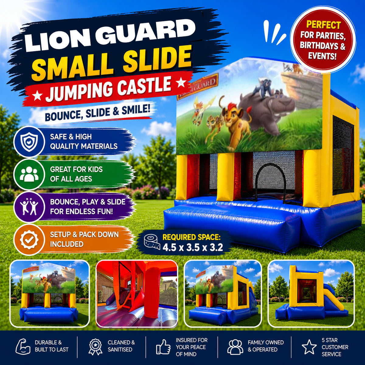 Lion Guard Small Slide Jumping Castle