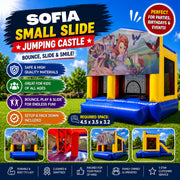 Sofia the First Small Slide Jumping Castle