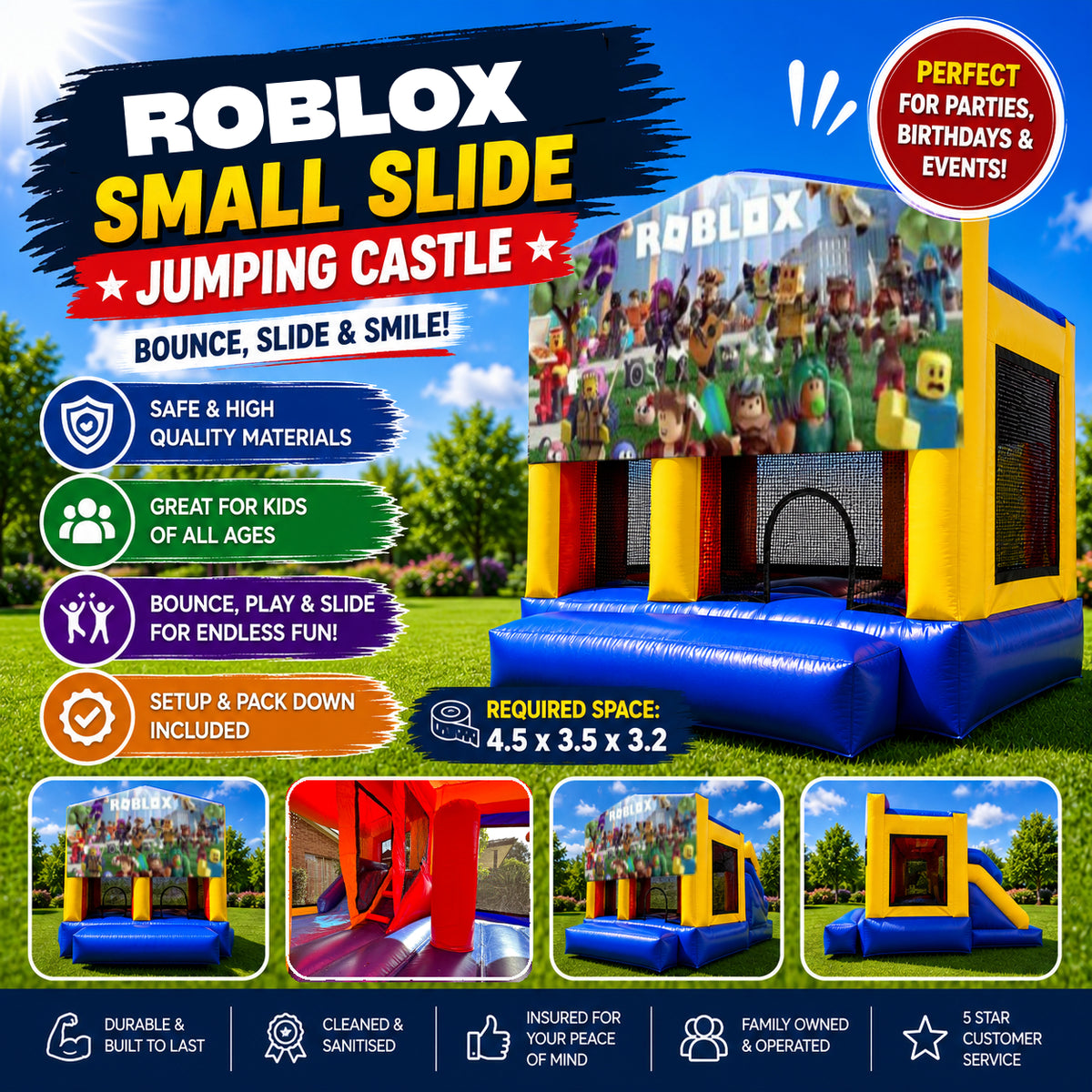 Roblox Small Slide Jumping Castle