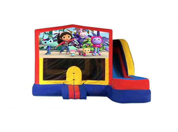 Gabby's Dollhouse  Medium External Slide Jumping Castle