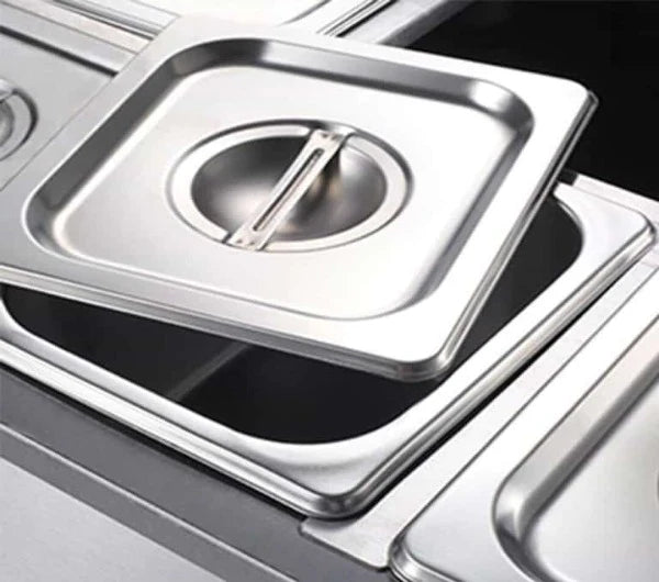 2 Pan Stainless Steel Food Warmer