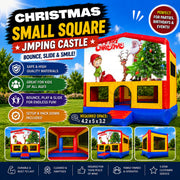 Christmas #9 Small Square Jumping Castle