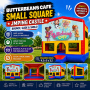 Butterbeans Cafe  Small Square Jumping Castle