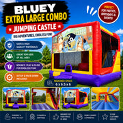 Bluey Extra Large Combo Jumping Castle
