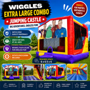 Wiggles Extra Large Combo Jumping Castle