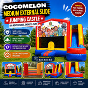 Cocomelon Medium External Slide Jumping Castle
