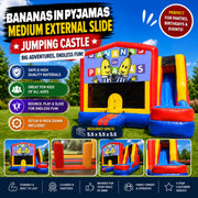 Bananas in Pyjamas Medium External Slide Jumping Castle
