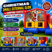 Christmas #1 Small External Slide Jumping Castle