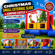 Christmas #9 Small External Slide Jumping Castle