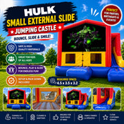 Hulk Small External Slide Jumping Castle