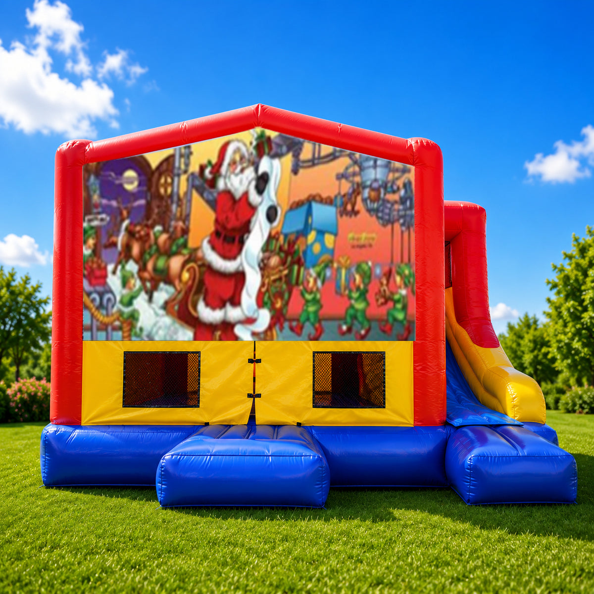 Christmas #1 Small External Slide Jumping Castle