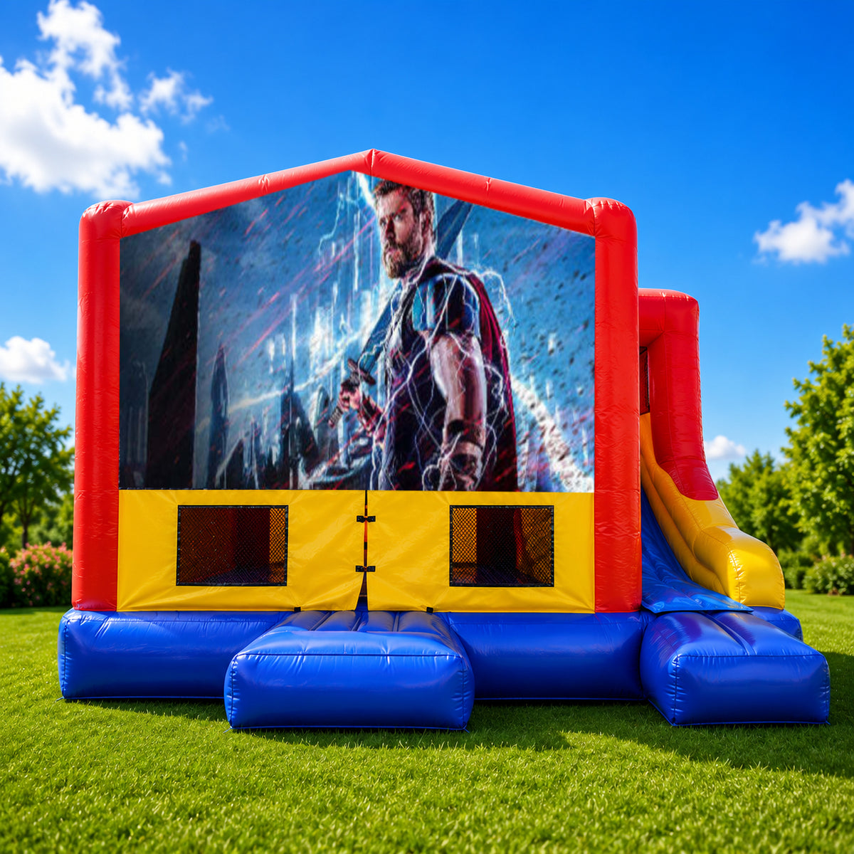 Thor Small External Slide Jumping Castle