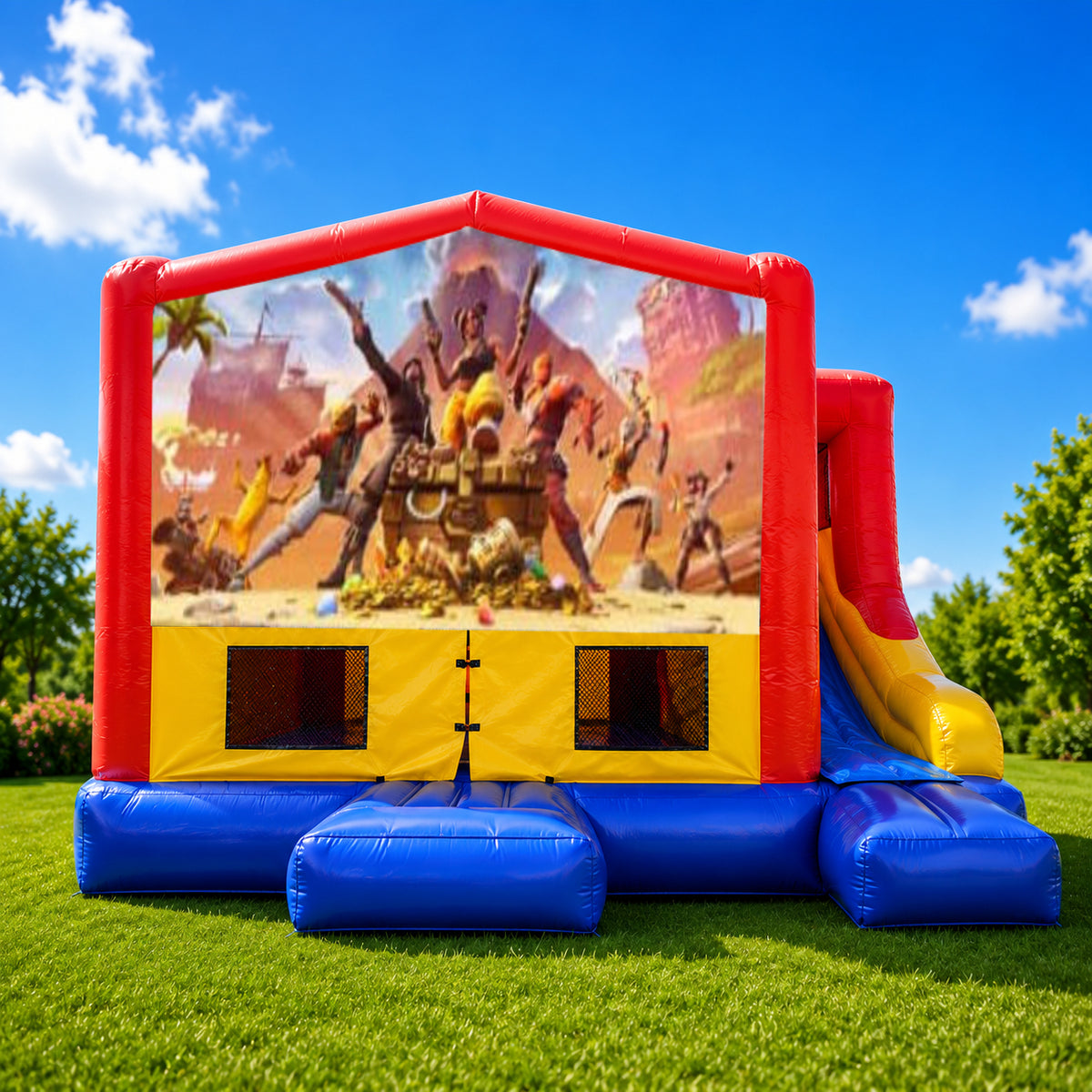 Fortnite Small External Slide Jumping Castle