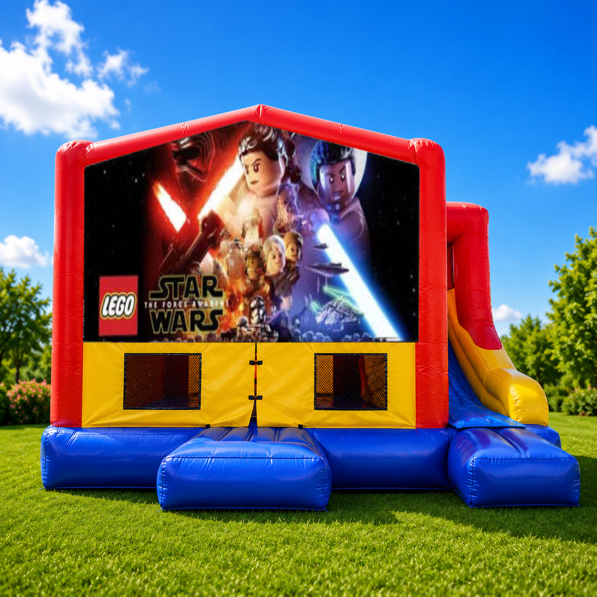 Lego Star Wars Small External Slide Jumping Castle