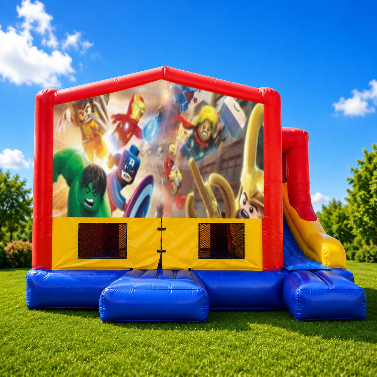 Lego Wars Small External Slide Jumping Castle