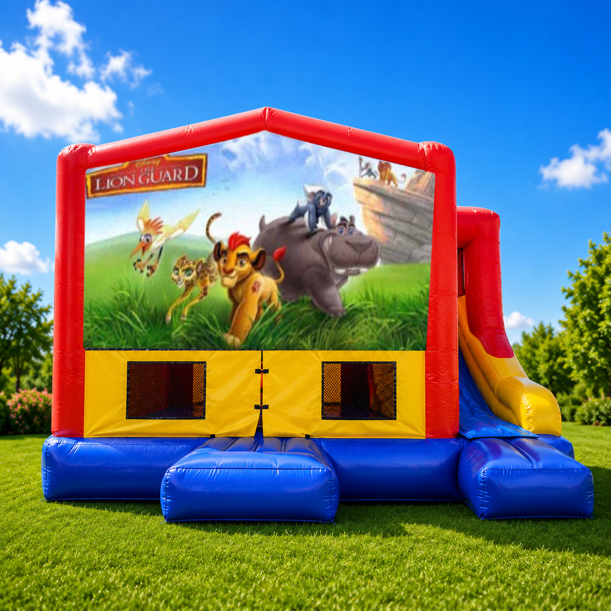 Lion Guard Small External Slide Jumping Castle