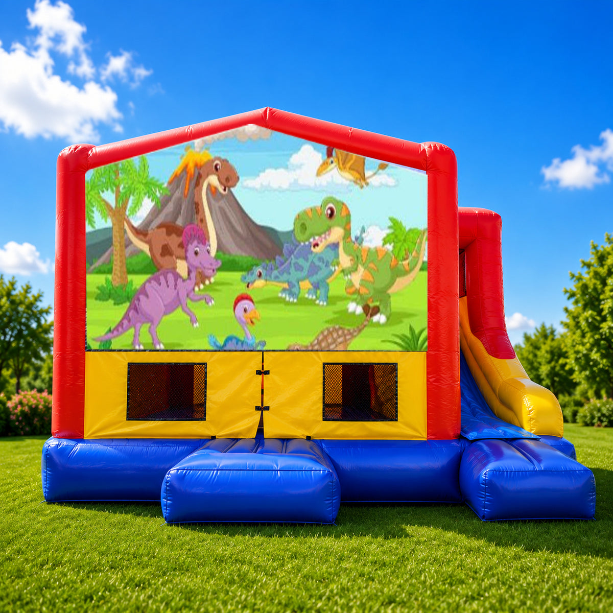Dinosaur #2 Small External Slide Jumping Castle
