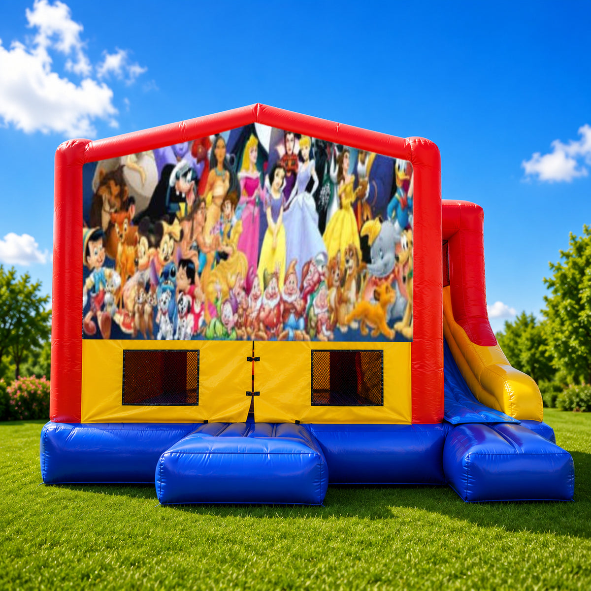 World of Disney Small External Slide Jumping Castle