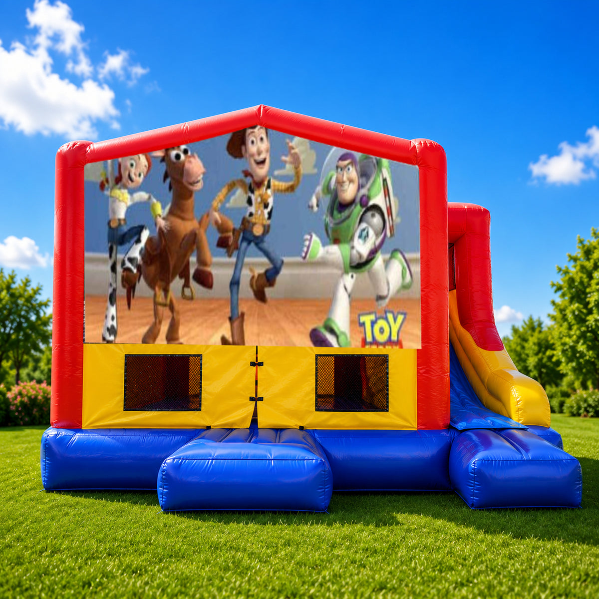 Toy Story Small External Slide Jumping Castle
