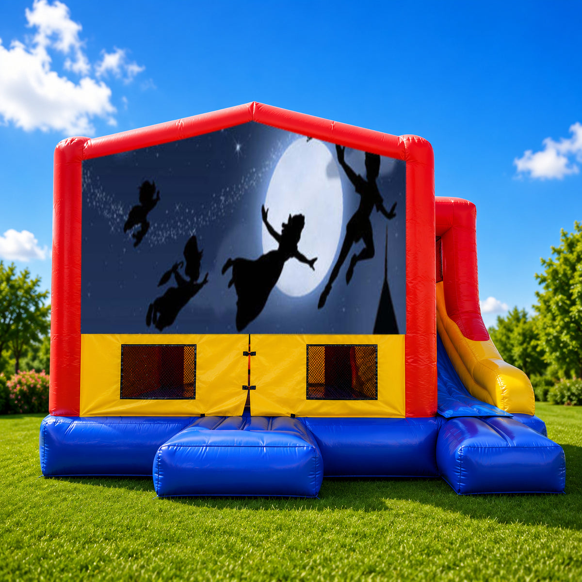 Peter Pan Small External Slide Jumping Castle