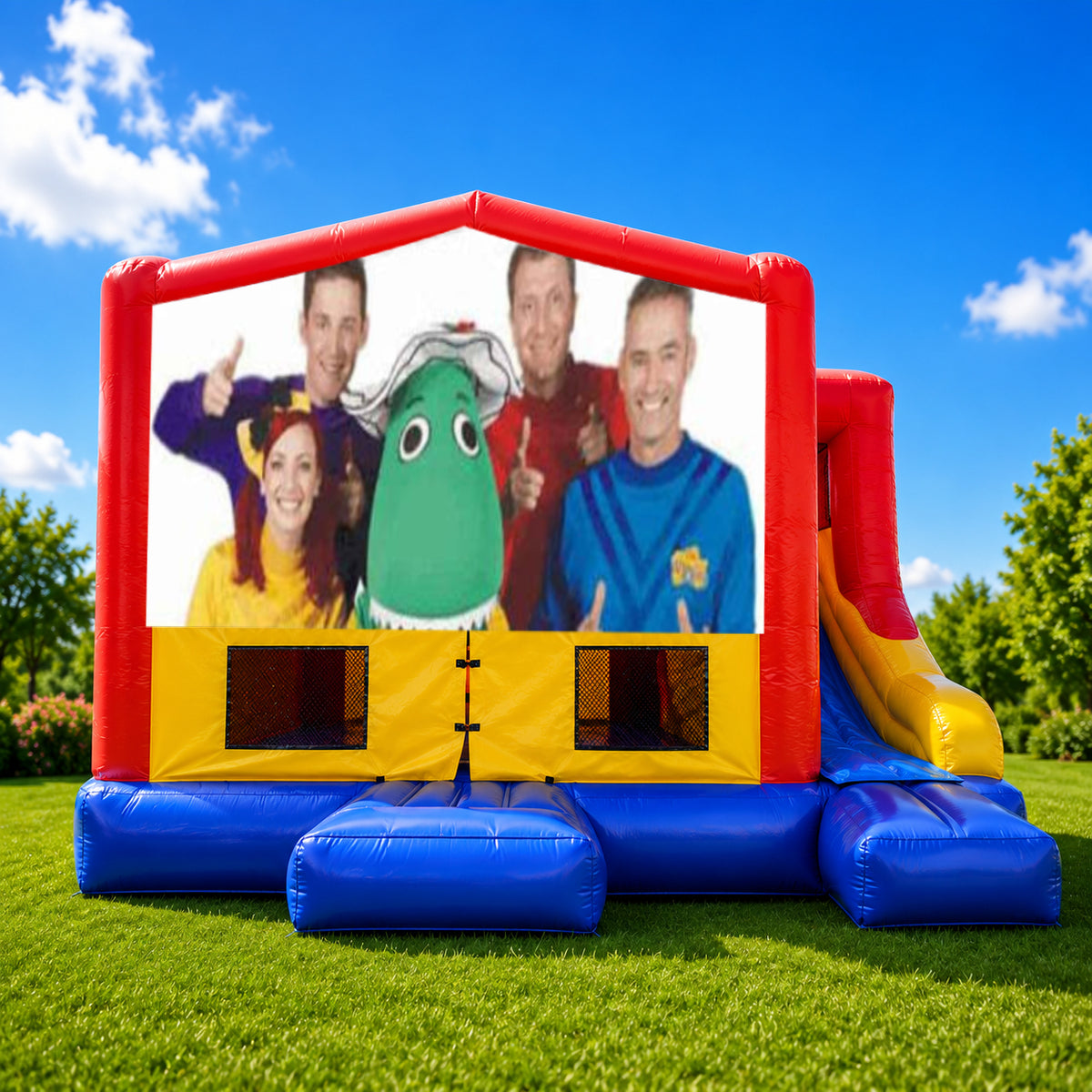 Wiggles Small External Slide Jumping Castle