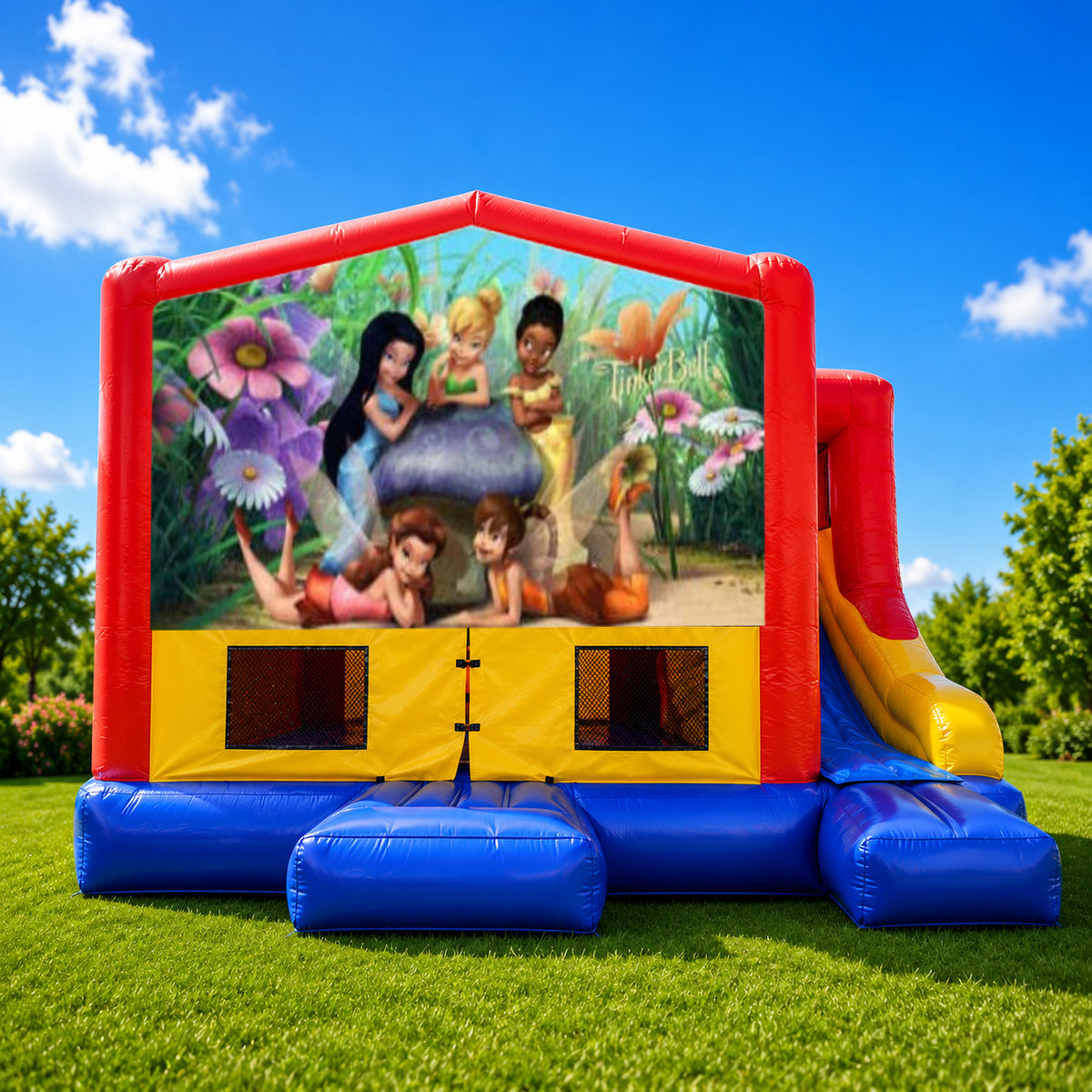 Tinker Bell Small External Slide Jumping Castle