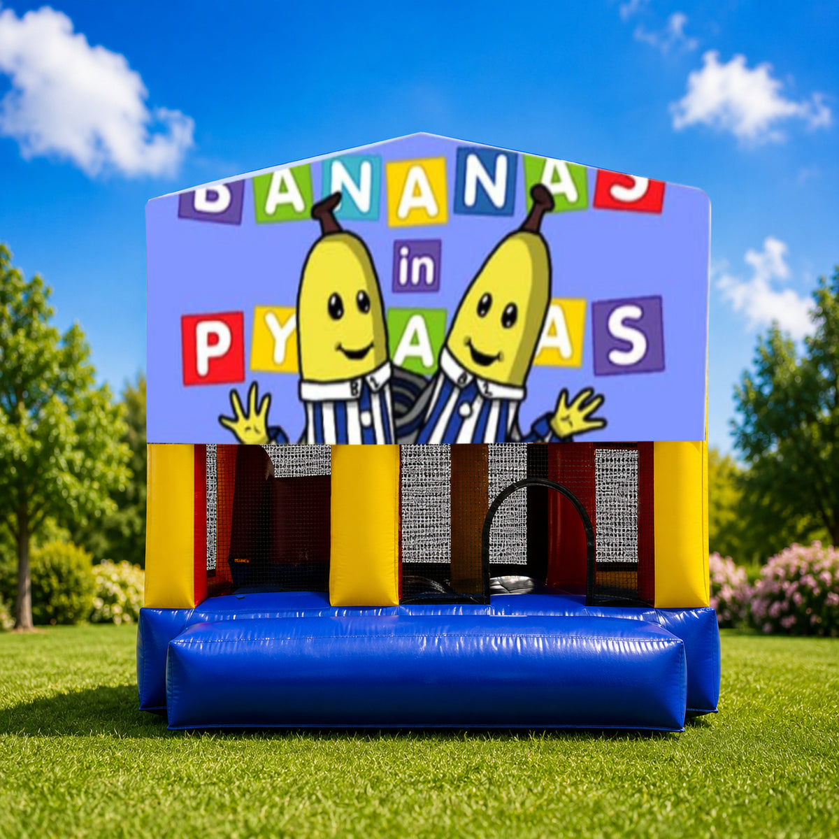 Bananas in Pyjamas  Small Slide Jumping Castle