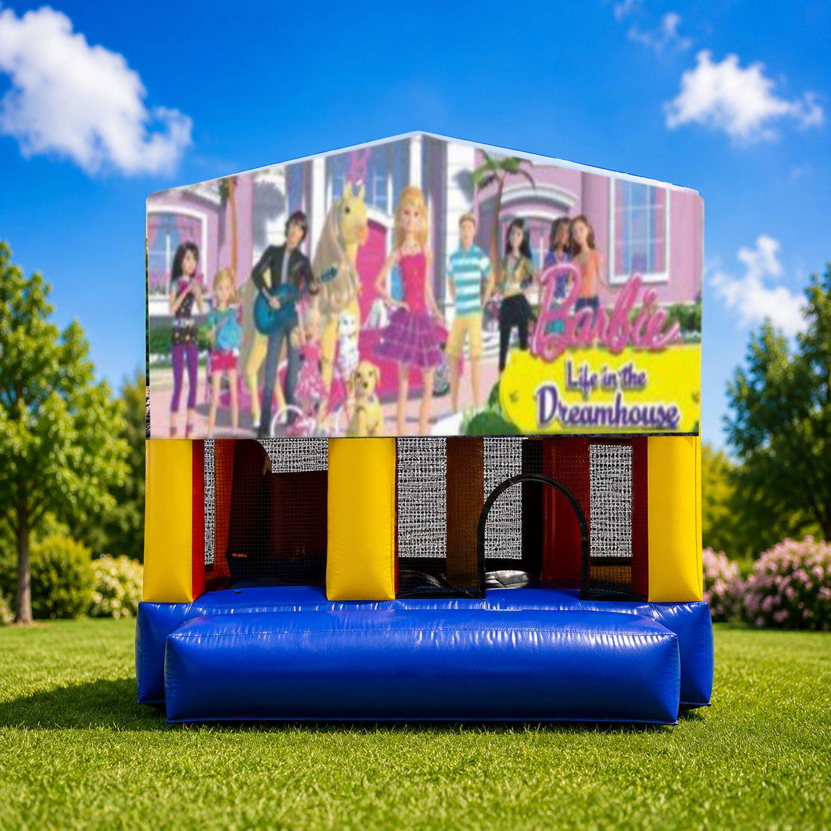 Barbie Small Slide Jumping Castle