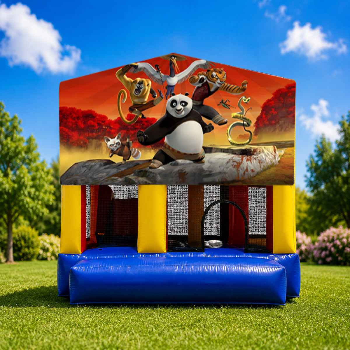 Kung Fu Panda Small Slide Jumping Castle