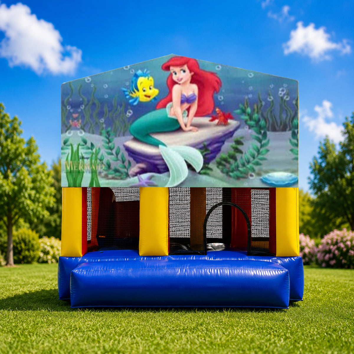 Little Mermaid Small Slide Jumping Castle