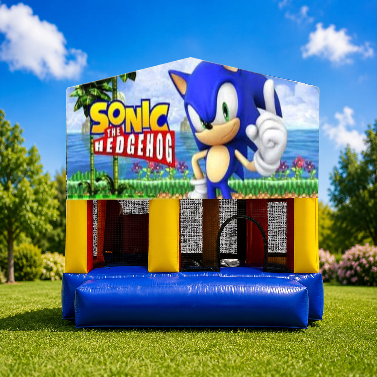 Sonic Small Slide Jumping Castle