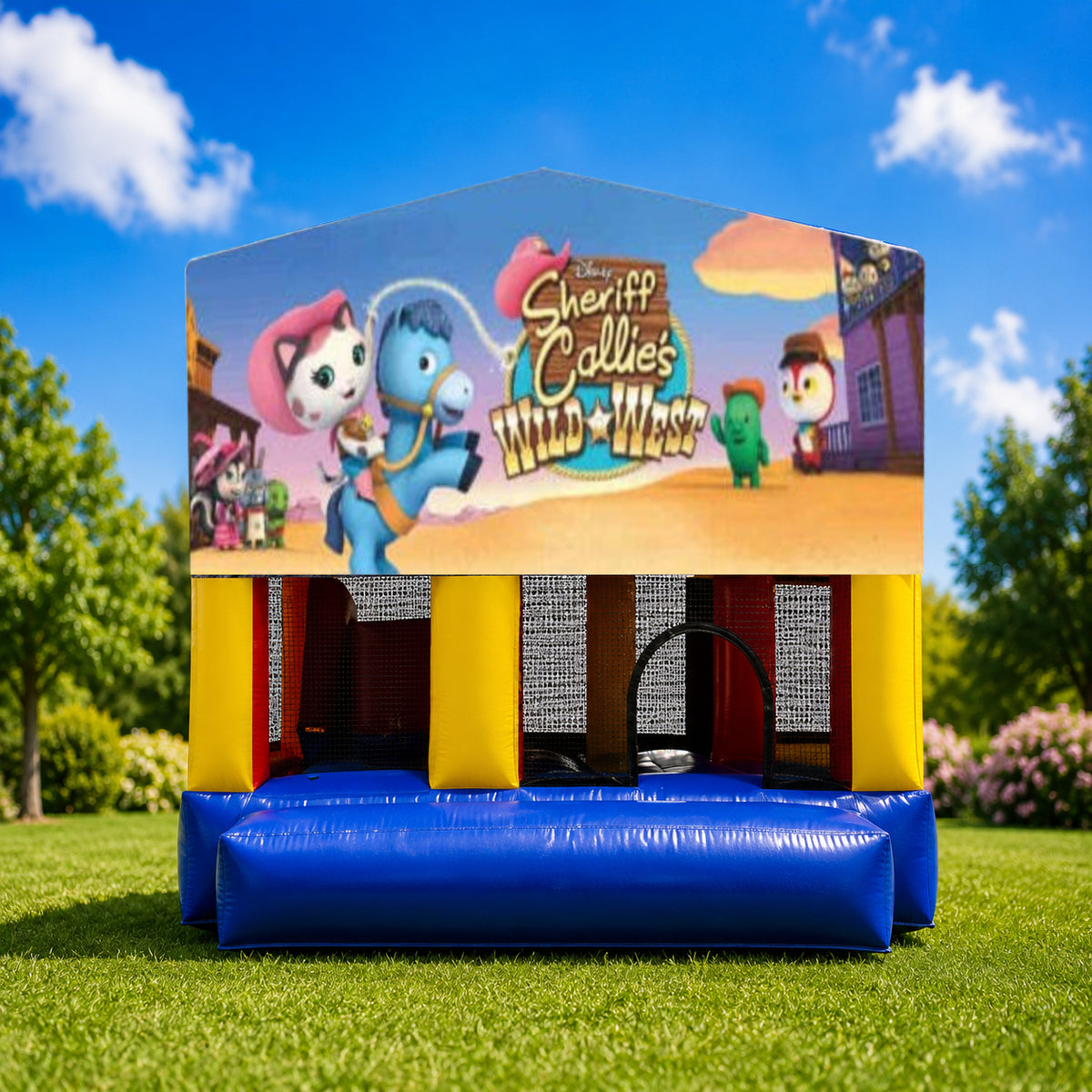 Sheriff Callies Small Slide Jumping Castle
