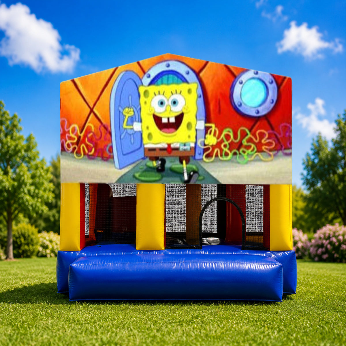 Spongebob Small Slide Jumping Castle