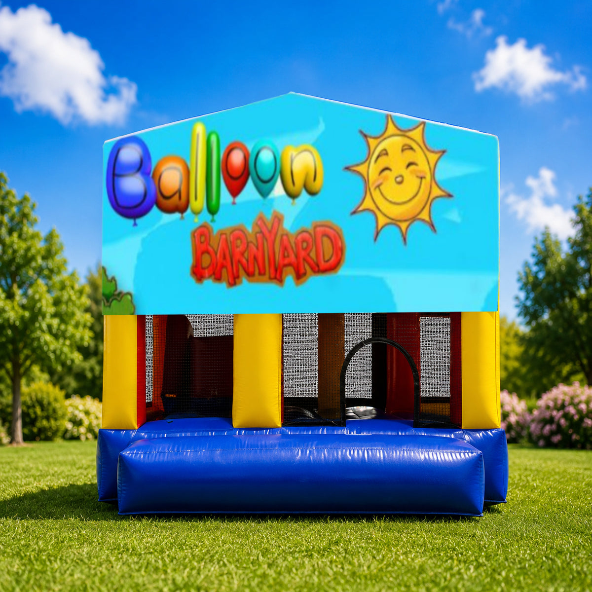 Balloon Barnyard Small Slide Jumping Castle