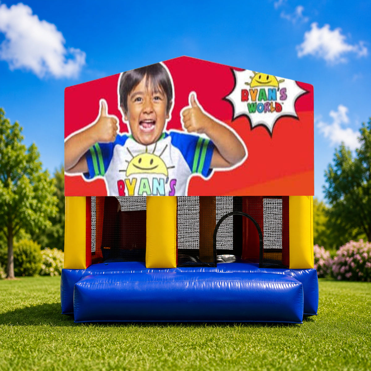 Ryan's World Small Slide Jumping Castle