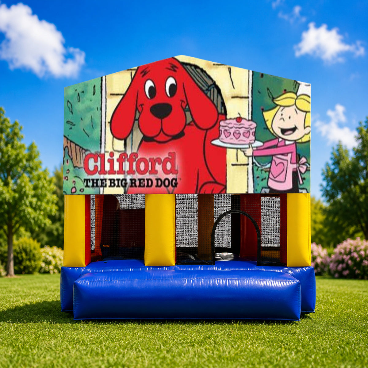 Clifford the Red Dog Small Slide Jumping Castle