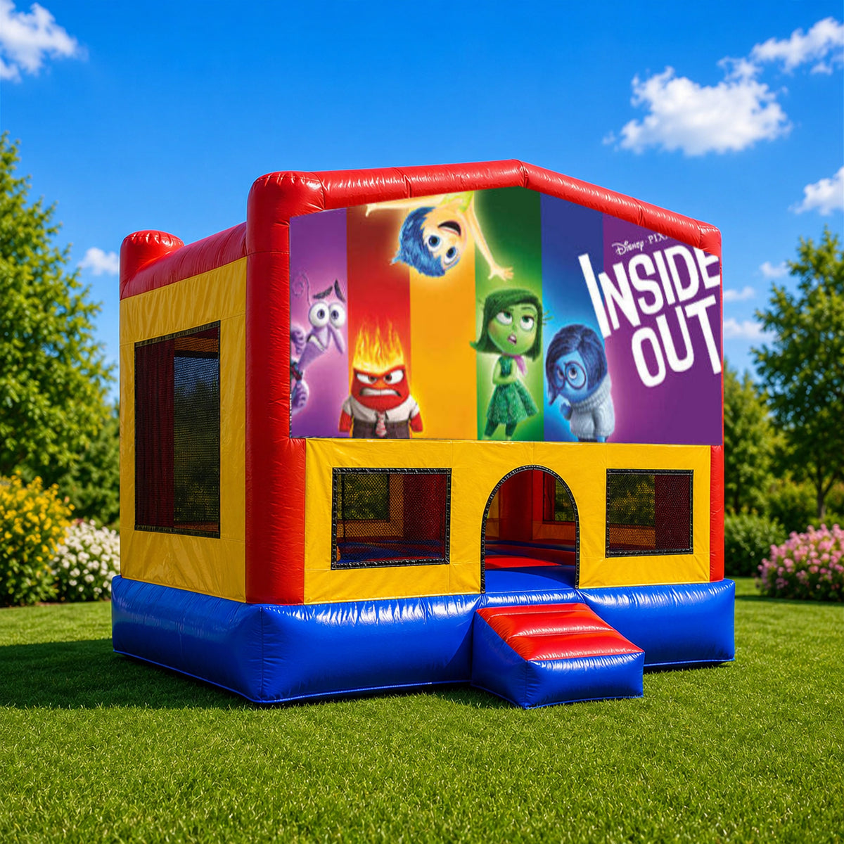 Inside Out Small Square Jumping Castle