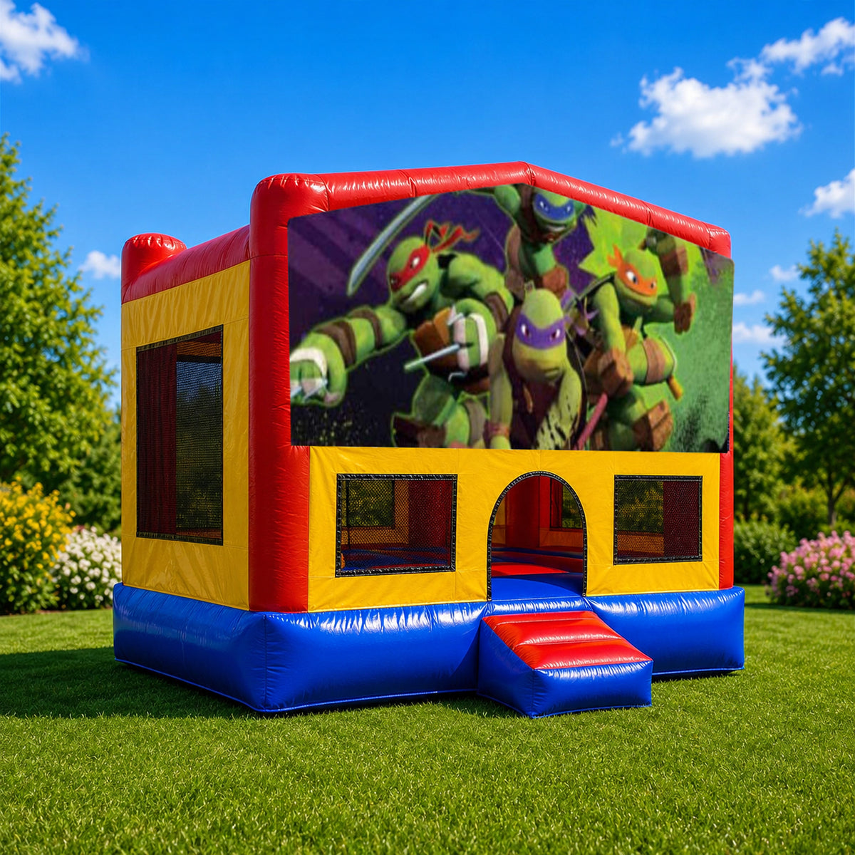 Ninja Turtles #2 Small Square Jumping Castle