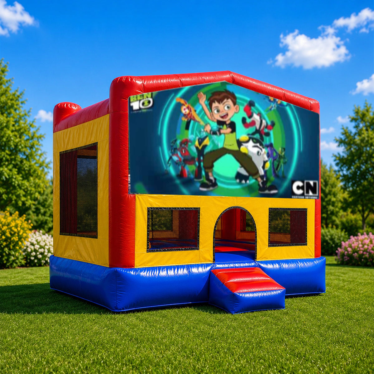 Ben10 Small Square Jumping Castle