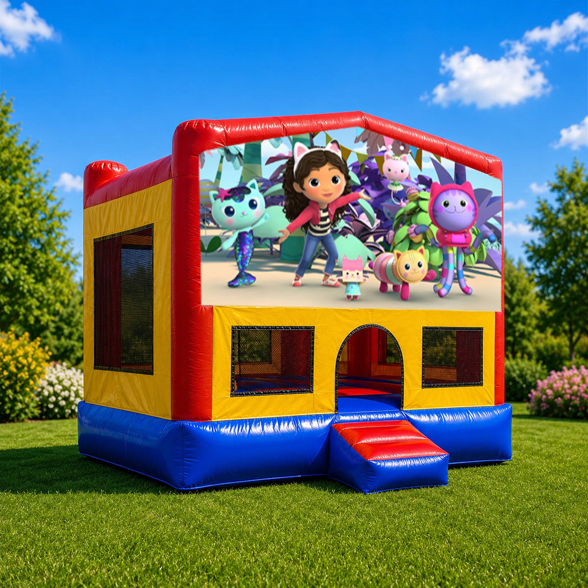Gabby's Dollhouse  Small Square Jumping Castle