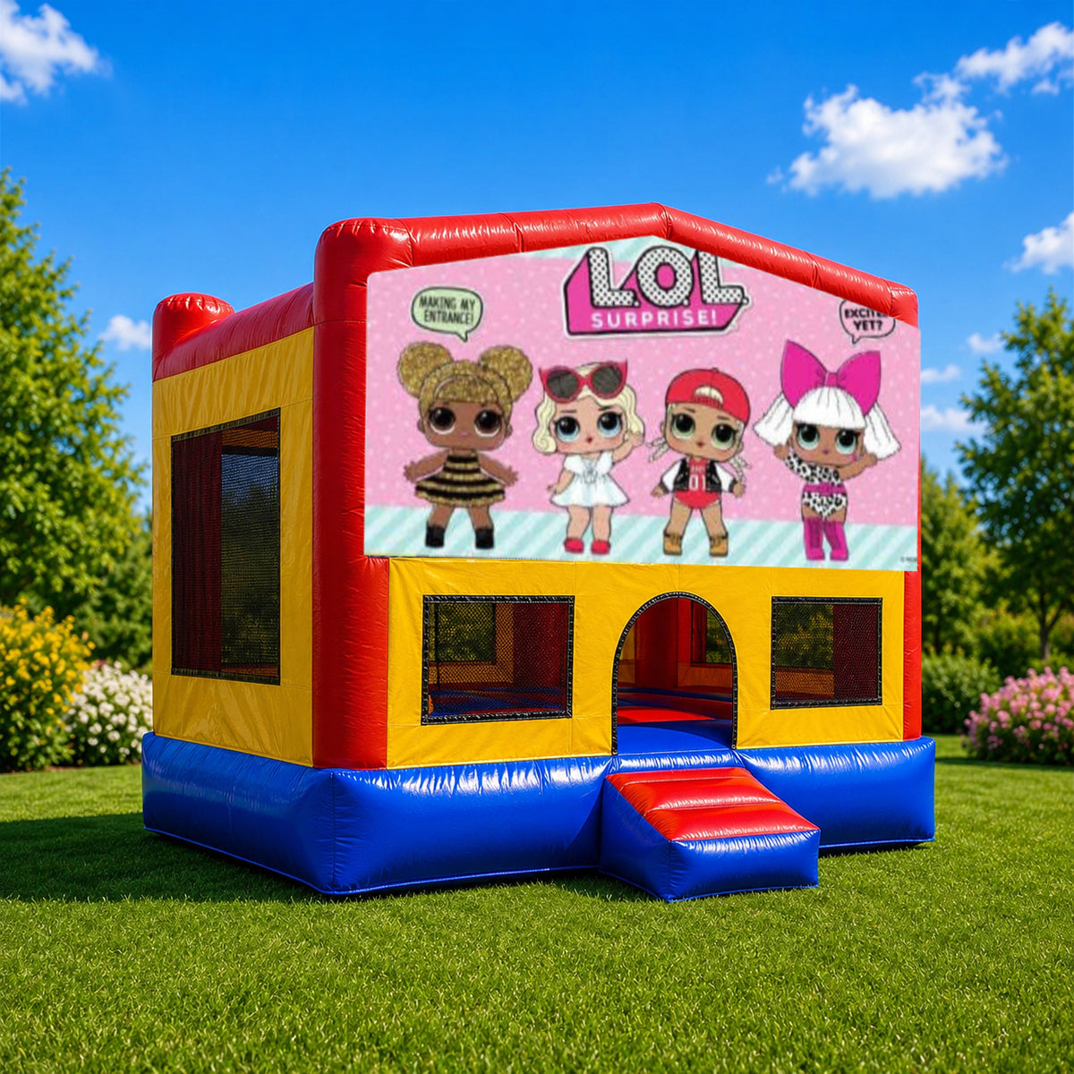 LOL Surprise Small Square Jumping Castle