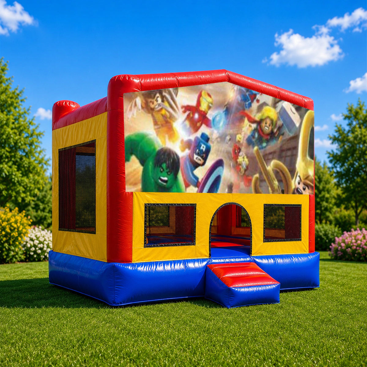 Lego Wars Small Square Jumping Castle