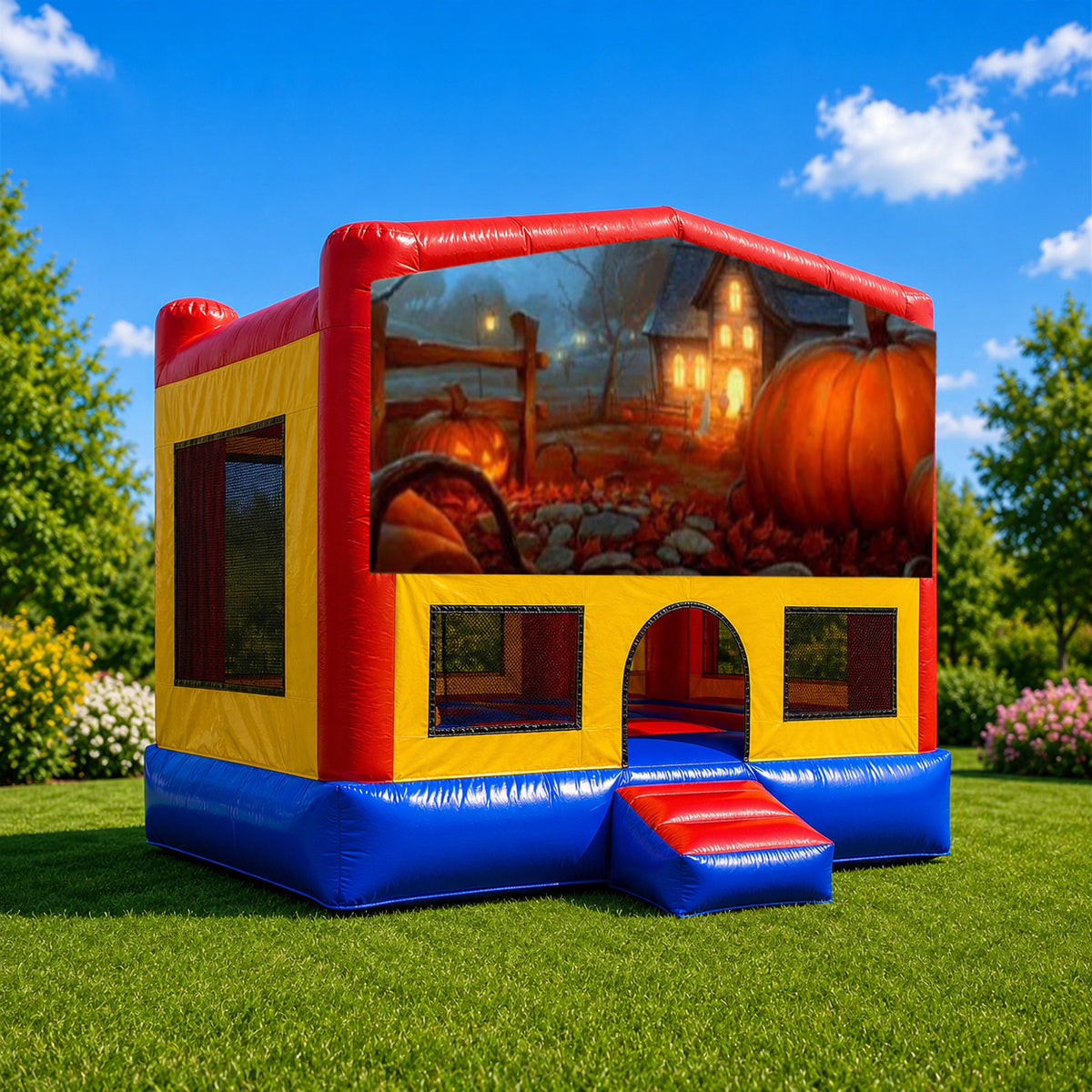 Halloween  Small Square Jumping Castle
