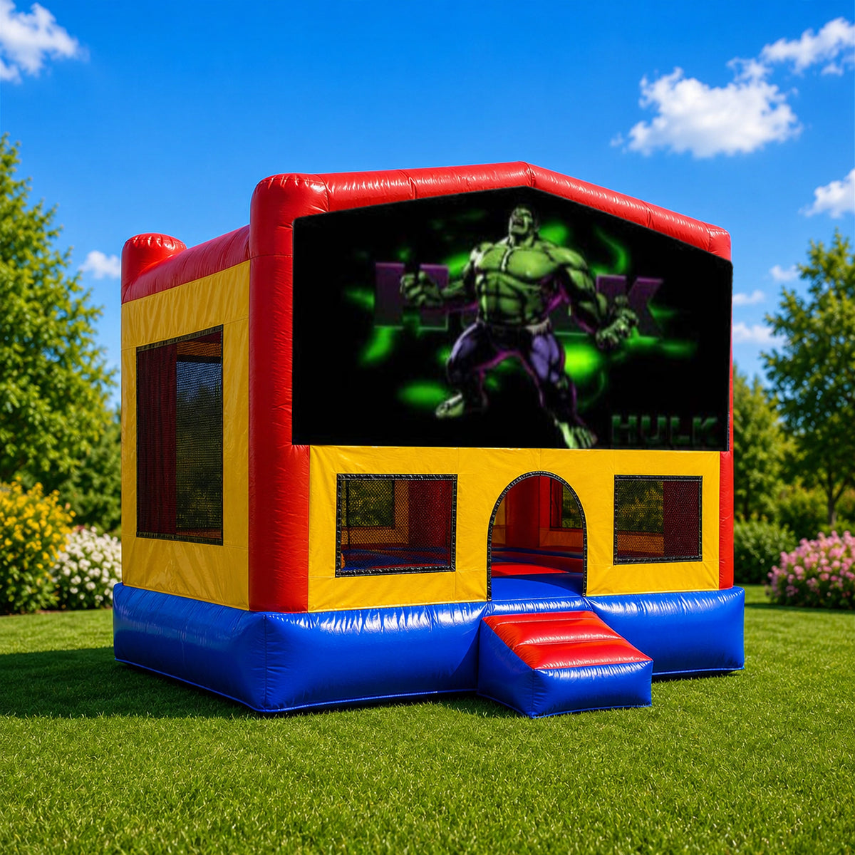 Hulk Small Square Jumping Castle