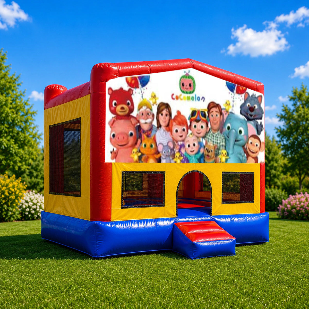 Cocomelon Small Square Jumping Castle